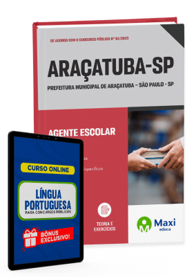Apostila Prefeitura de Araçatuba-SP 2023 - Agente Escolar