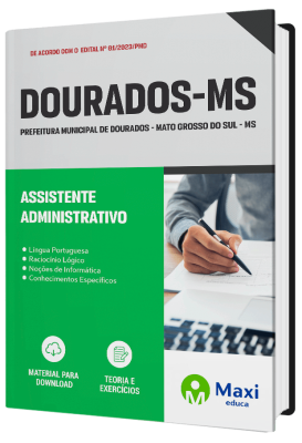 Apostila Prefeitura de Dourados - MS - 2023 - Assistente Administrativo