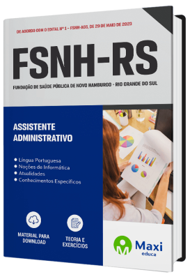 Apostila FSNH-RS 2023 - Assistente Administrativo