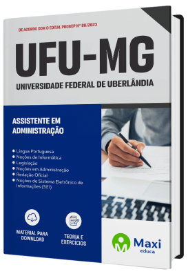 Apostila UFU-MG - 2023 - Assistente em Administração