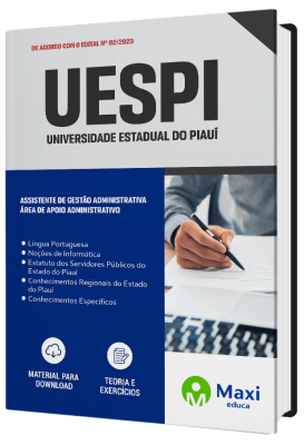 Apostila UESPI - PI - 2023 - Assistente de Gestão Administrativa - Área de Apoio Administrativo