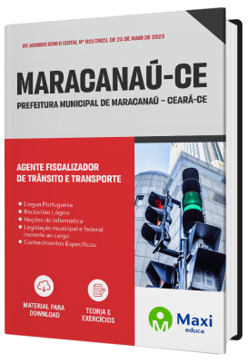 Apostila Prefeitura de Maracanaú-CE 2023 - Agente Fiscalizador de Trânsito e Transporte