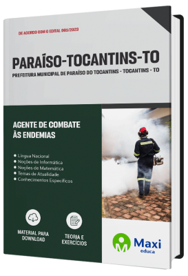 Apostila Prefeitura de Paraíso - TO - 2023 - Agente de Combate às Endemias