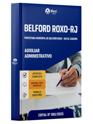 Apostila Prefeitura de Belford Roxo - RJ - Auxiliar Administrativo