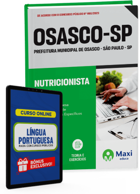 Apostila Prefeitura de Osasco - SP - 2023 - Nutricionista