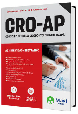 Apostila CRO-AP - 2023 - Assistente Administrativo