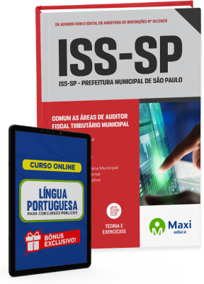 Apostila ISS-SP - 2023 - Comum as áreas de Auditor Fiscal Tributário Municipal