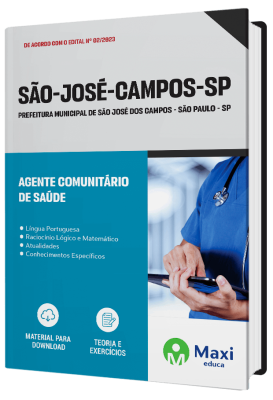Apostila Prefeitura de São José dos Campos - SP - 2023 - Agente Comunitário de Saúde