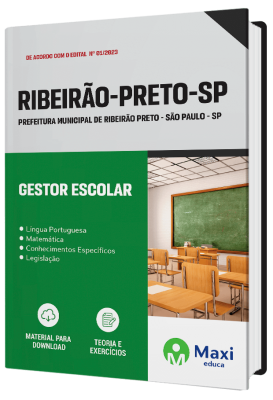 Apostila Prefeitura de Ribeirão Preto - SP - 2023 - Gestor Escolar