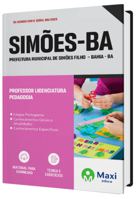 Apostila Prefeitura de Simões Filho-BA 2023 - Professor Licenciatura Pedagogia