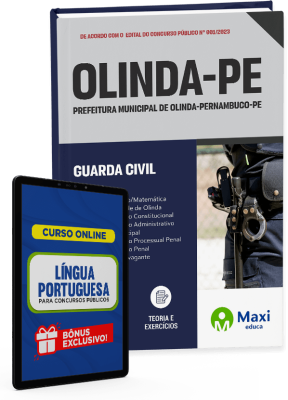 Apostila Prefeitura de Olinda - PE - 2023 - Guarda Civil