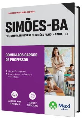Apostila Prefeitura de Simões Filho - BA - 2023 - Comum aos Cargos de Professor