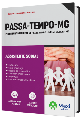 Apostila Prefeitura de Passa Tempo - MG - 2023 - Assistente Social
