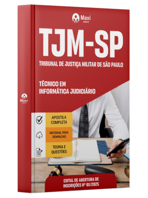 TJM-SP - Tribunal de Justiça Militar - SP - 2025 - Técnico em Informática Judiciário