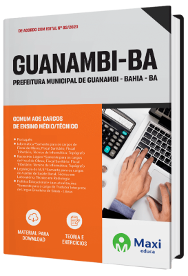 Apostila Prefeitura de Guanambi - BA - 2023 - Comum aos cargos de Ensino Médio/Técnico