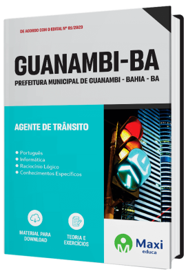 Apostila Prefeitura de Guanambi - BA - 2023 - Agente de Trânsito
