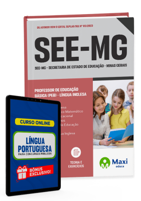 Apostila SEE-MG  2023 - Professor de Educação Básica (PEB) - Língua Inglesa