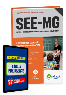 Apostila SEE-MG  2023 - Professor de Educação Básica (PEB) - Matemática