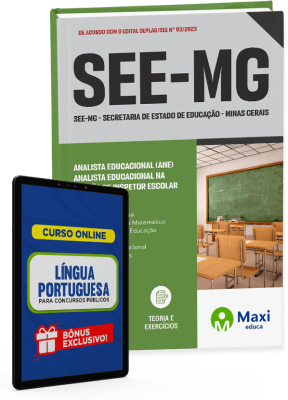 Apostila SEE-MG  2023 - Analista Educacional (ANE) - Analista Educacional na função de Inspetor Escolar