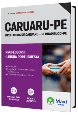 Apostila Prefeitura de Caruaru - PE - 2023 - Professor II (Língua Portuguesa)