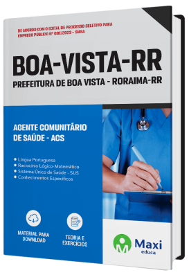 Apostila Prefeitura de Boa Vista - RR - 2023 - Agente Comunitário de Saúde - ACS