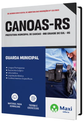 Apostila Prefeitura de Canoas - RS 2023 - Guarda Municipal