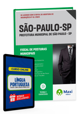 Apostila Prefeitura de São Paulo - SP - 2023 - Fiscal de Posturas Municipais