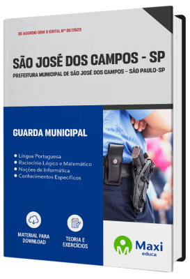 Apostila Prefeitura de São José dos Campos - SP - 2023 - Guarda Municipal