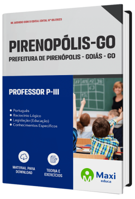 Apostila Prefeitura de Pirenópolis-GO 2023 - Professor P-III