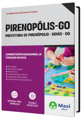 Apostila Prefeitura de Pirenópolis-GO 2023 - Administrativo Educacional III - Educação Infantil