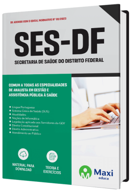 Apostila SES-DF 2023 - Comum a todas as Especialidades de  Analista em Gestão e Assistência Pública à Saúde