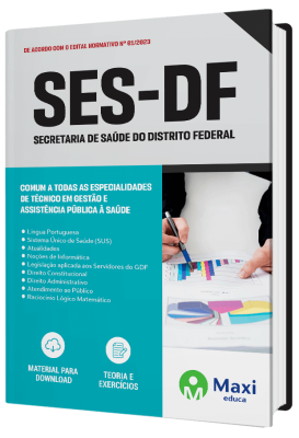 Apostila SES-DF 2023 - Comum a todas as Especialidades de Técnico em Gestão e Assistência Pública à Saúde