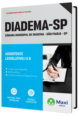 Apostila Câmara de Diadema - SP - 2023 - Assistente Legislativo I e II