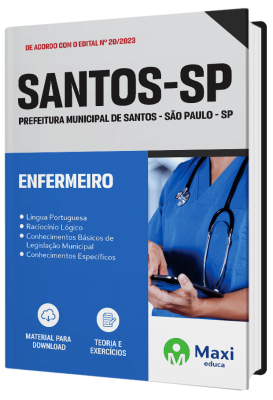 Apostila Prefeitura de Santos - SP - 2023 - Enfermeiro