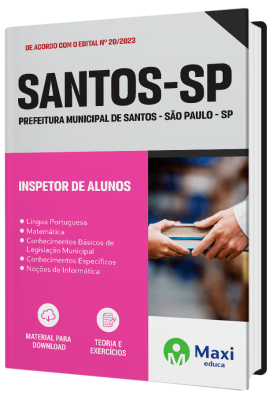 Apostila Prefeitura de Santos - SP - 2023 - Inspetor de Alunos