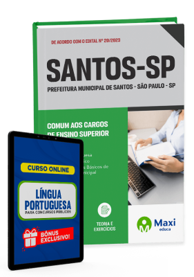 Apostila Prefeitura de Santos - SP - 2023 - Comum aos Cargos de Ensino Superior