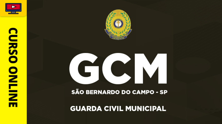 Curso Guarda Civil Municipal de São Bernardo do Campo-SP - 