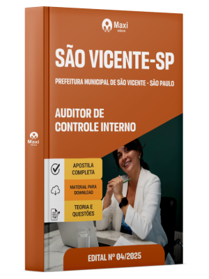 Apostila Prefeitura de São Vicente - SP - Auditor De Controle Interno