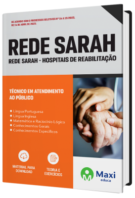 Apostila Rede SARAH - 2023 - Técnico em Atendimento ao Público