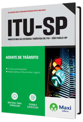 Apostila Prefeitura da Estância Turística de Itu - SP - 2023 - Agente de Trânsito