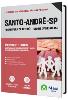Apostila Prefeitura de Santo André - SP - 2023 - Assistente Social – Secretarias Diversas e Assistente Social – (Secretaria de Assistência Social)