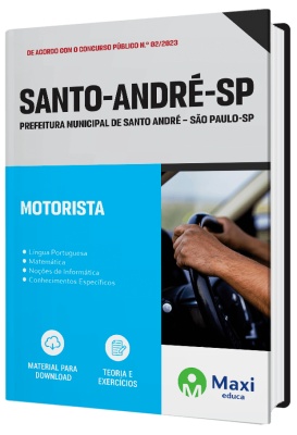Apostila Prefeitura de Santo André - SP - 2023 - Motorista