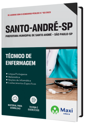 Apostila Prefeitura de Santo André - SP - 2023 - Técnico de Enfermagem