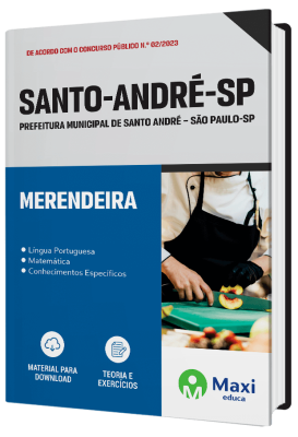 Apostila Prefeitura de Santo André - SP - 2023 - Merendeira