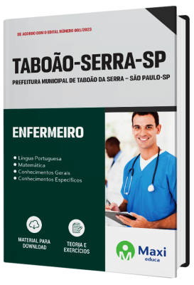 Apostila Prefeitura de Taboão da Serra - SP - 2023 - Enfermeiro