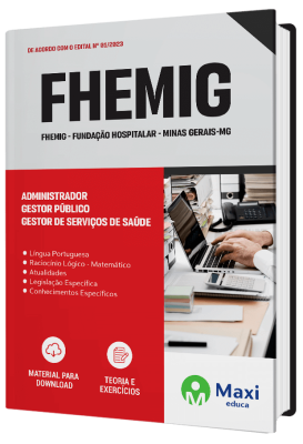 Apostila FHEMIG - 2023 - Administrador/Gestor Público/Gestor de Serviços de Saúde