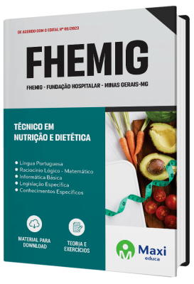 Apostila FHEMIG - 2023 - Técnico em Nutrição e Dietética