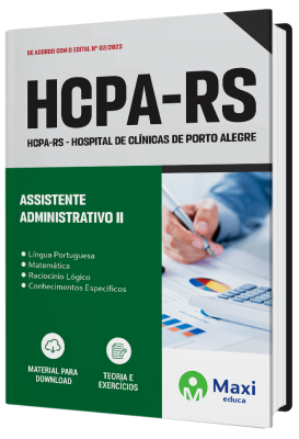 Apostila HCPA-RS - 2023 - Assistente Administrativo II