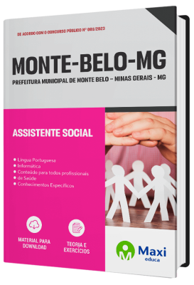 Apostila Prefeitura de Monte Belo - MG - 2023 - Assistente Social