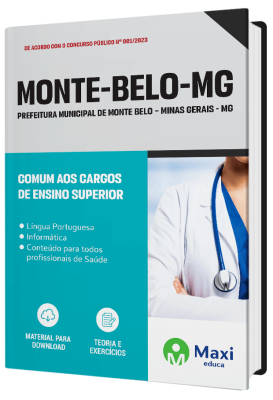 Apostila Prefeitura de Monte Belo - MG - 2023 - Comum aos Cargos de Ensino Superior